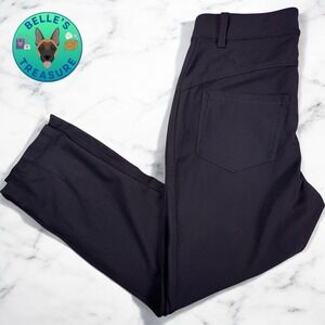 Lululemon ABC Pants Womens 8 Gray Tapered Leg Stretch Office To Gym Career wear